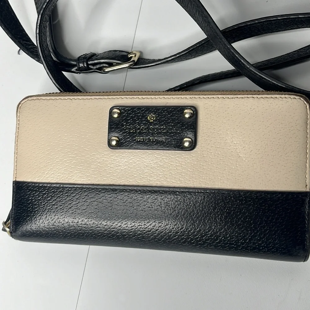 Kate Spade Leather Bag & Wallet Set Brown & Tan - Picture 4 of 13